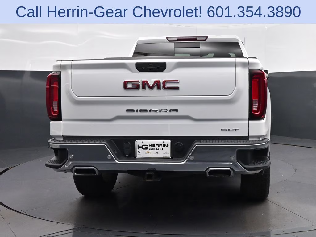 2019 Summit White GMC Sierra 1500 SLT 4X4 Truck