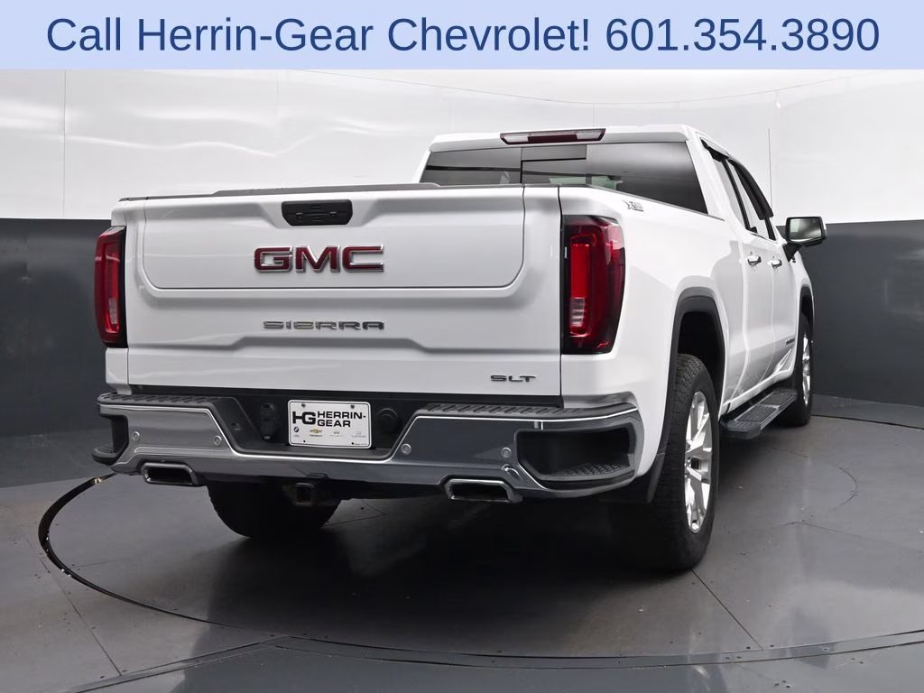 2019 Summit White GMC Sierra 1500 SLT 4X4 Truck