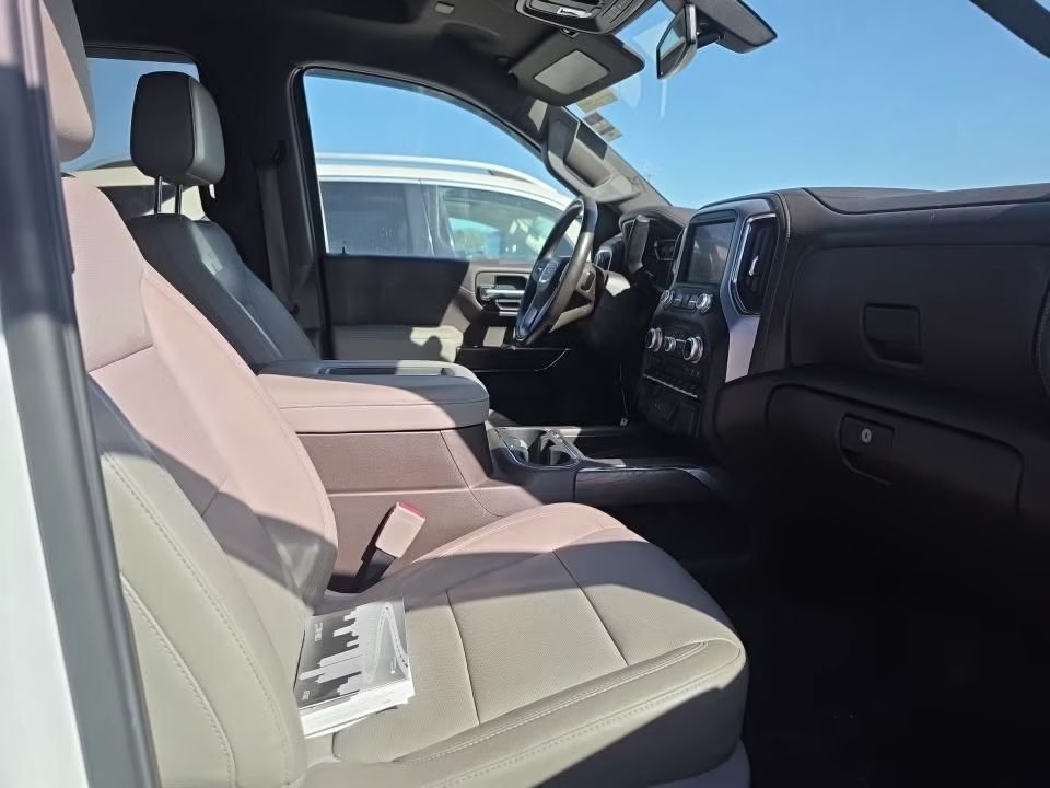 2019 Summit White GMC Sierra 1500 SLT 4X4 Truck