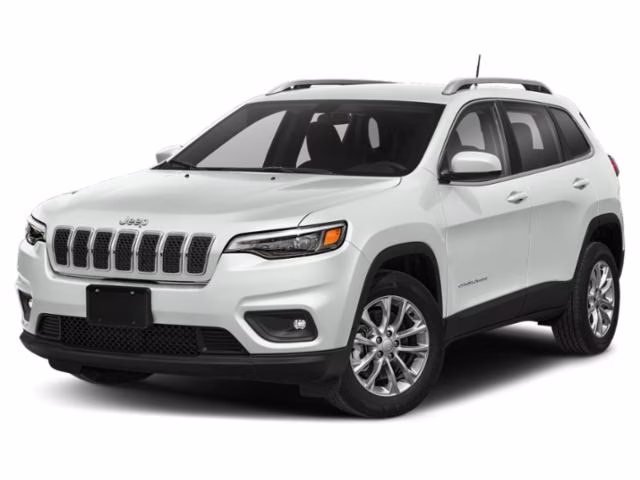2019 Bright White Jeep Cherokee Latitude Plus 4X4 SUV