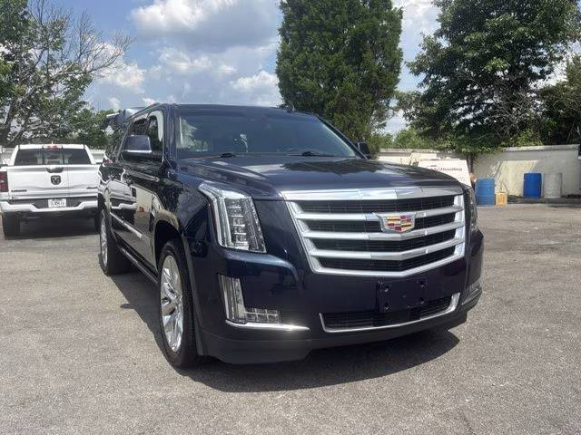 2019 Dark Adriatic Blue Metallic Cadillac Escalade ESV Premium Luxury 4X4 SUV