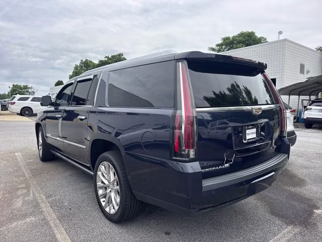 2019 Dark Adriatic Blue Metallic Cadillac Escalade ESV Premium Luxury 4X4 SUV
