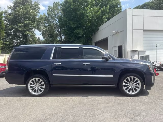 2019 Dark Adriatic Blue Metallic Cadillac Escalade ESV Premium Luxury 4X4 SUV