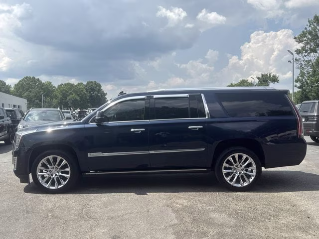2019 Dark Adriatic Blue Metallic Cadillac Escalade ESV Premium Luxury 4X4 SUV