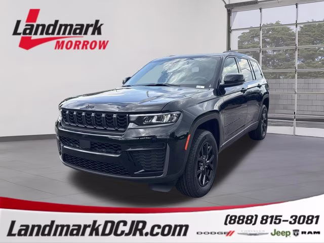 2026 Diamond Black Crystal Pearlcoat Jeep Grand Cherokee L Laredo Altitude RWD SUV
