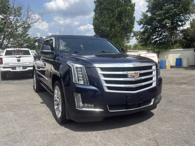 2019 Dark Adriatic Blue Metallic Cadillac Escalade ESV Premium Luxury 4X4 SUV