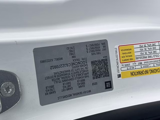 2018 Summit White Chevrolet Silverado 1500 RWD Truck