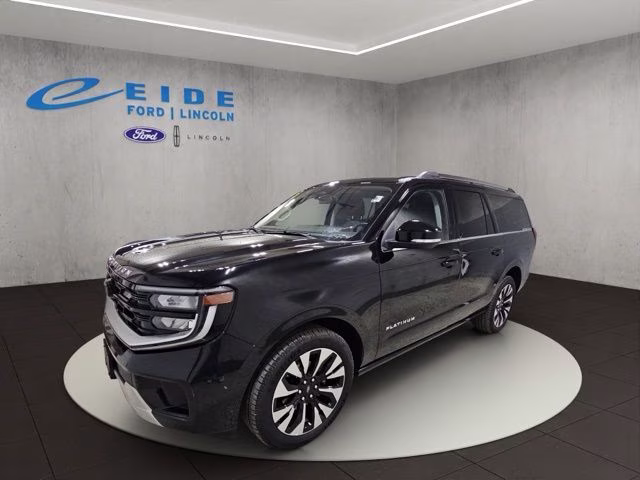 2025 Agate Black Metallic Ford Expedition Max Platinum 4X4 SUV