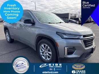 2023 Sterling Gray Metallic Chevrolet Traverse LS AWD SUV