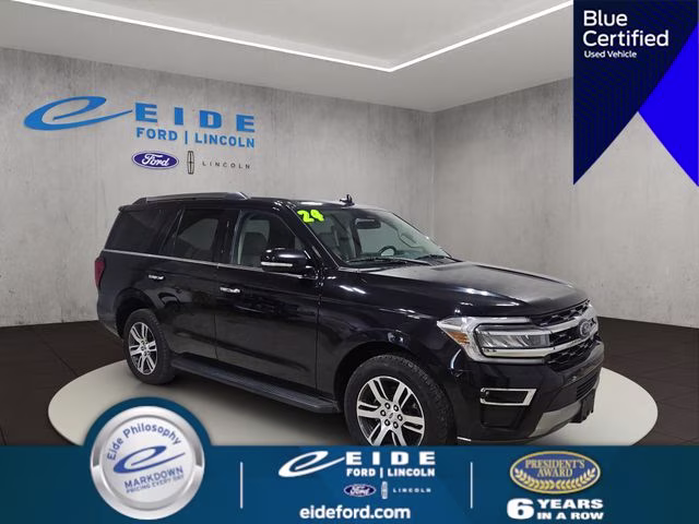 2024 Agate Black Metallic Ford Expedition Limited 4X4 SUV