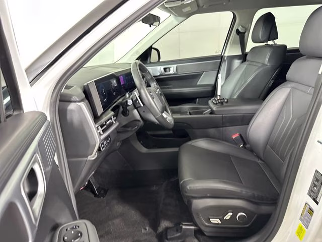 2025 Serenity White Hyundai Santa Fe Hybrid SEL FWD SUV