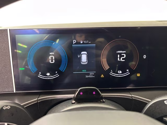 2025 Serenity White Hyundai Santa Fe Hybrid SEL FWD SUV