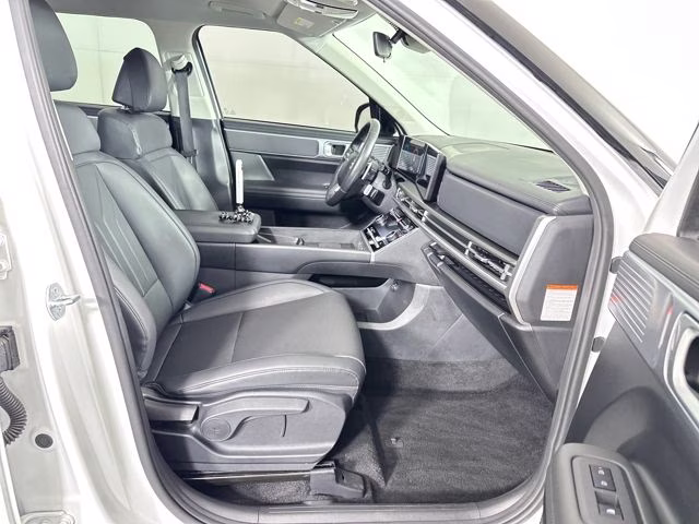2025 Serenity White Hyundai Santa Fe Hybrid SEL FWD SUV