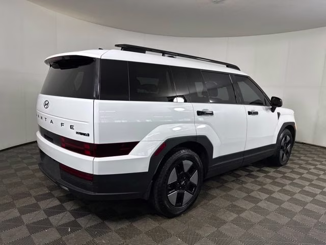 2025 Serenity White Hyundai Santa Fe Hybrid SEL FWD SUV