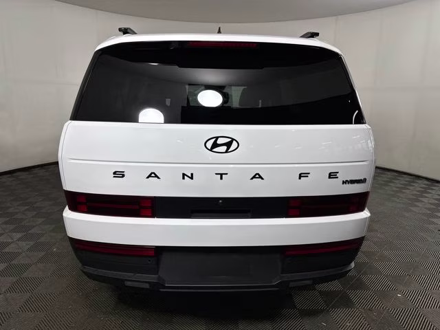 2025 Serenity White Hyundai Santa Fe Hybrid SEL FWD SUV