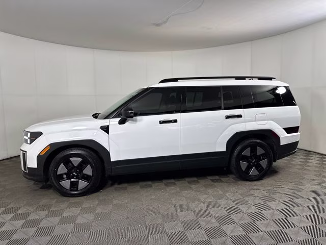 2025 Serenity White Hyundai Santa Fe Hybrid SEL FWD SUV