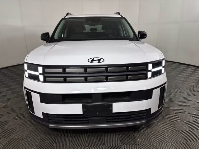2025 Serenity White Hyundai Santa Fe Hybrid SEL FWD SUV