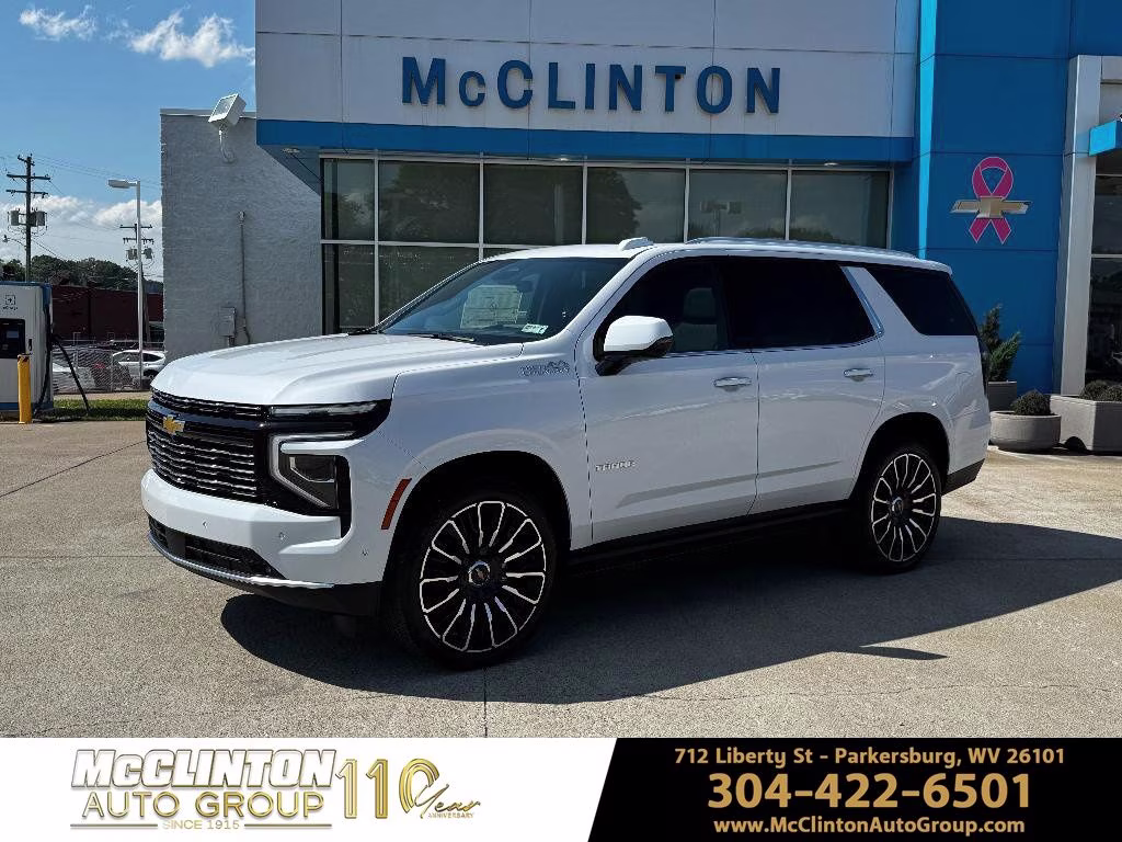 2026 Polar White Tricoat Chevrolet Tahoe High Country 4X4 SUV