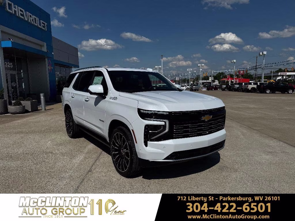 2026 Polar White Tricoat Chevrolet Tahoe High Country 4X4 SUV