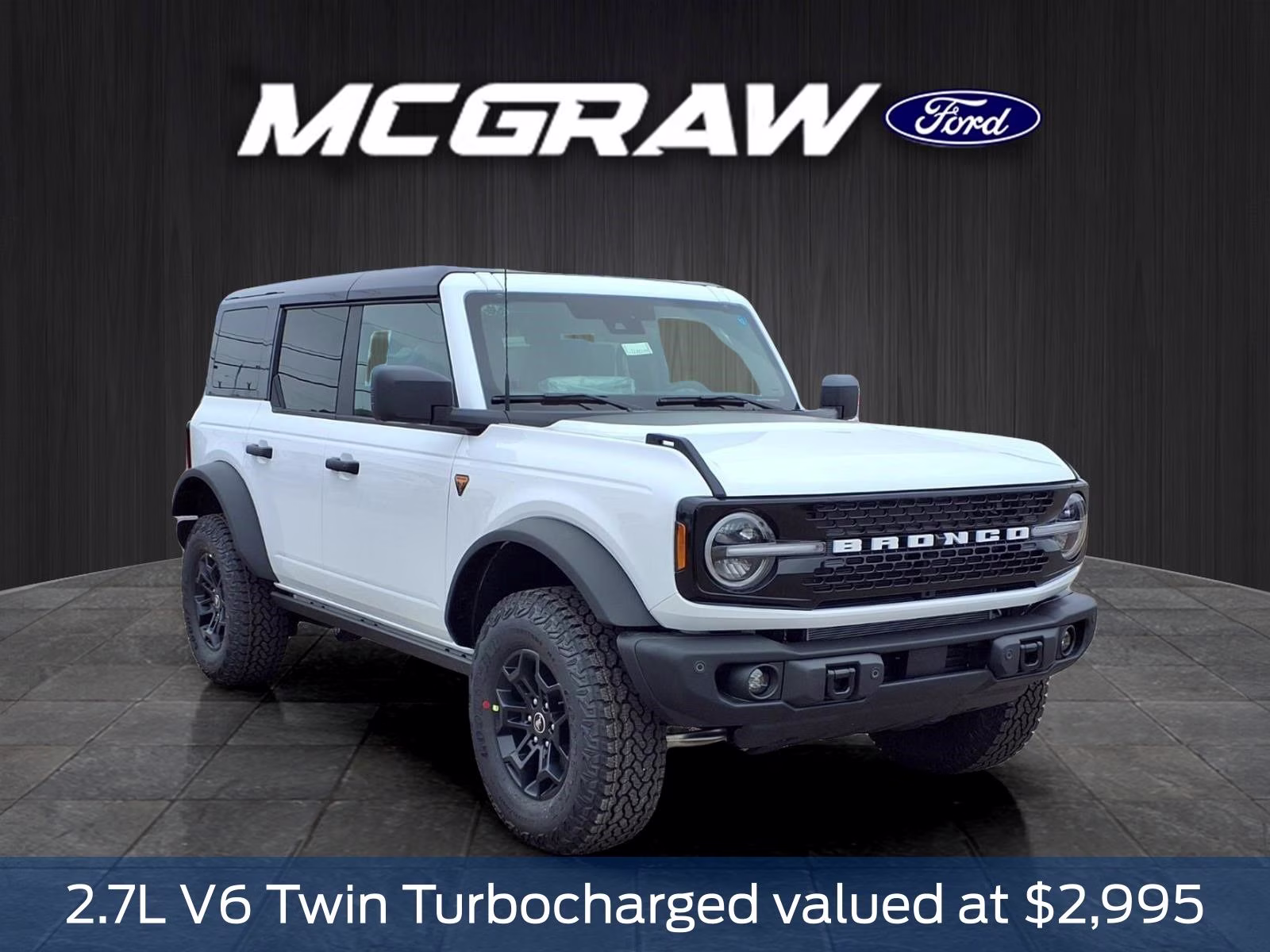 2026 Oxford White Ford Bronco Badlands 4X4 SUV