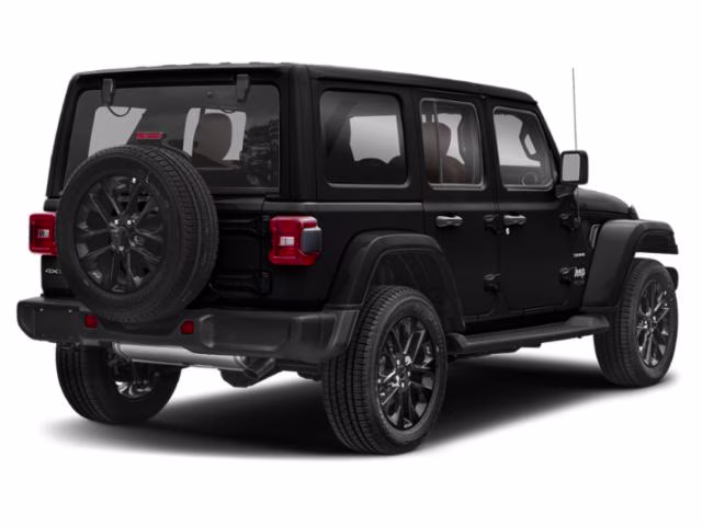 2021 Black Clearcoat Jeep Wrangler Unlimited Rubicon 4xe 4X4 SUV