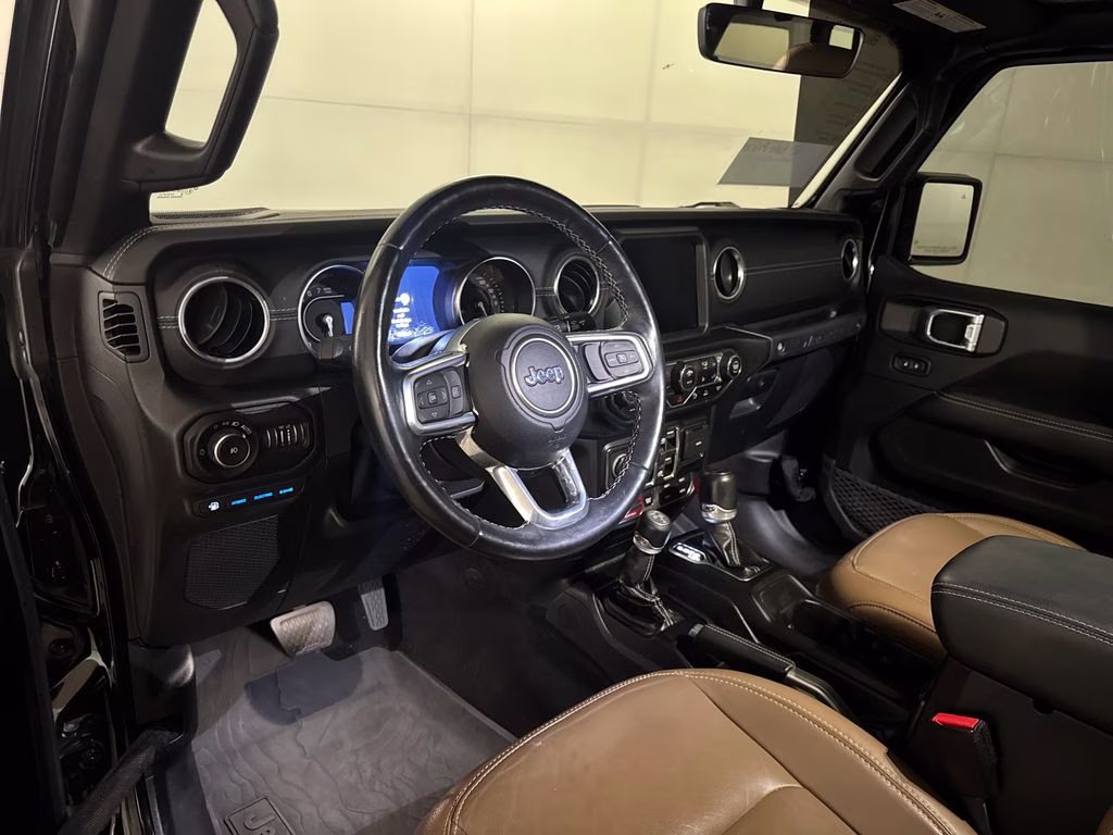 2021 Black Clearcoat Jeep Wrangler Unlimited Rubicon 4xe 4X4 SUV