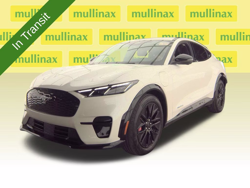 2025 White Metallic Ford Mustang Mach-E Premium AWD SUV