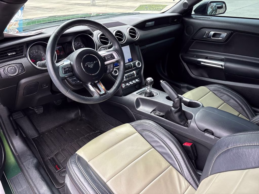 2023 Green Metallic Ford Mustang EcoBoost RWD Coupe