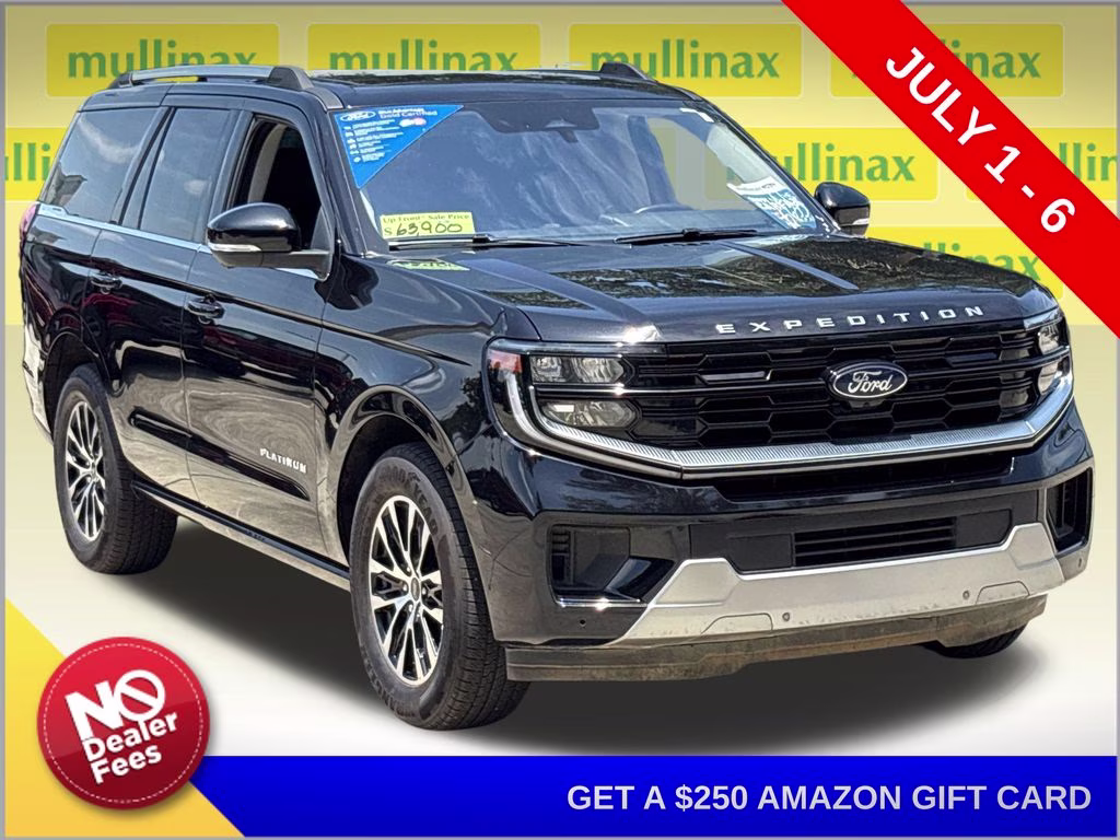 2025 Agate Black Metallic Ford Expedition Platinum 4X4 SUV