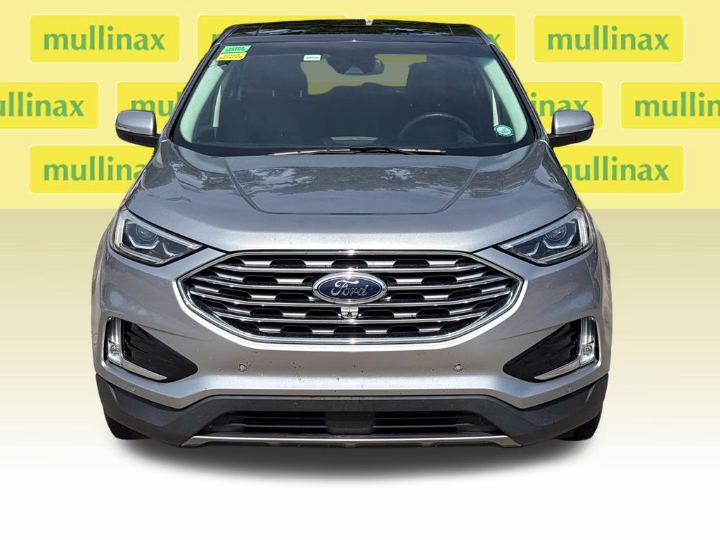 2020 Iconic Silver Metallic Ford Edge Titanium FWD SUV