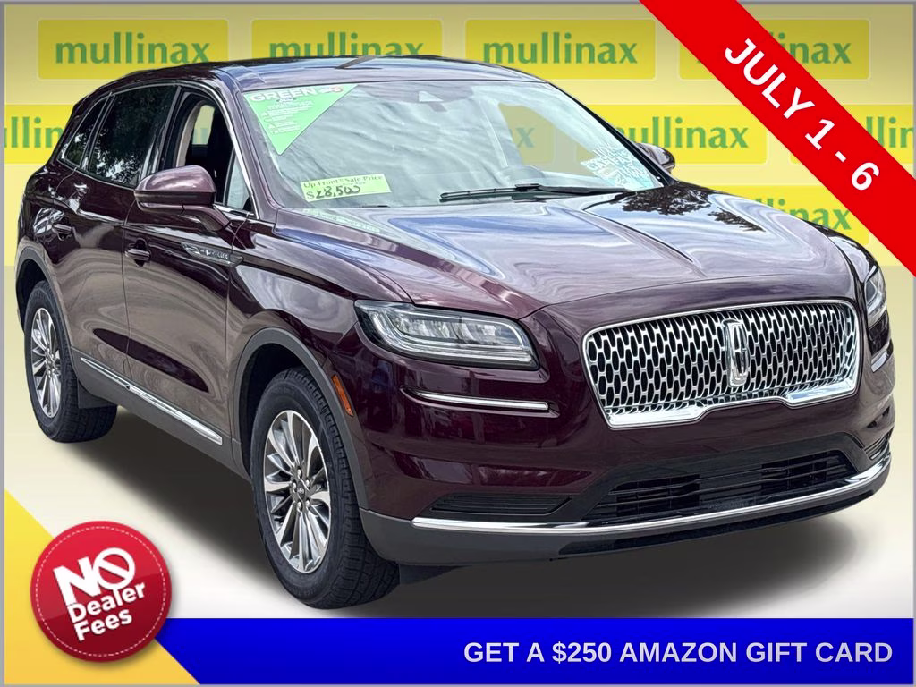 2023 Burgundy Velvet Metallic Tinted Clearcoat Lincoln Nautilus Standard FWD SUV
