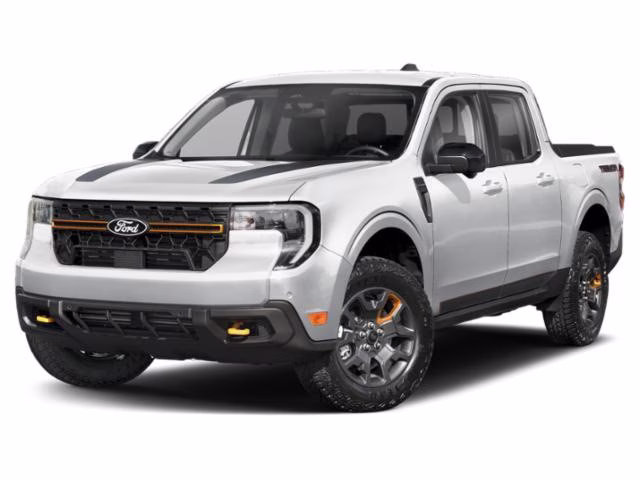2025 White Metallic Ford Maverick Tremor AWD Truck