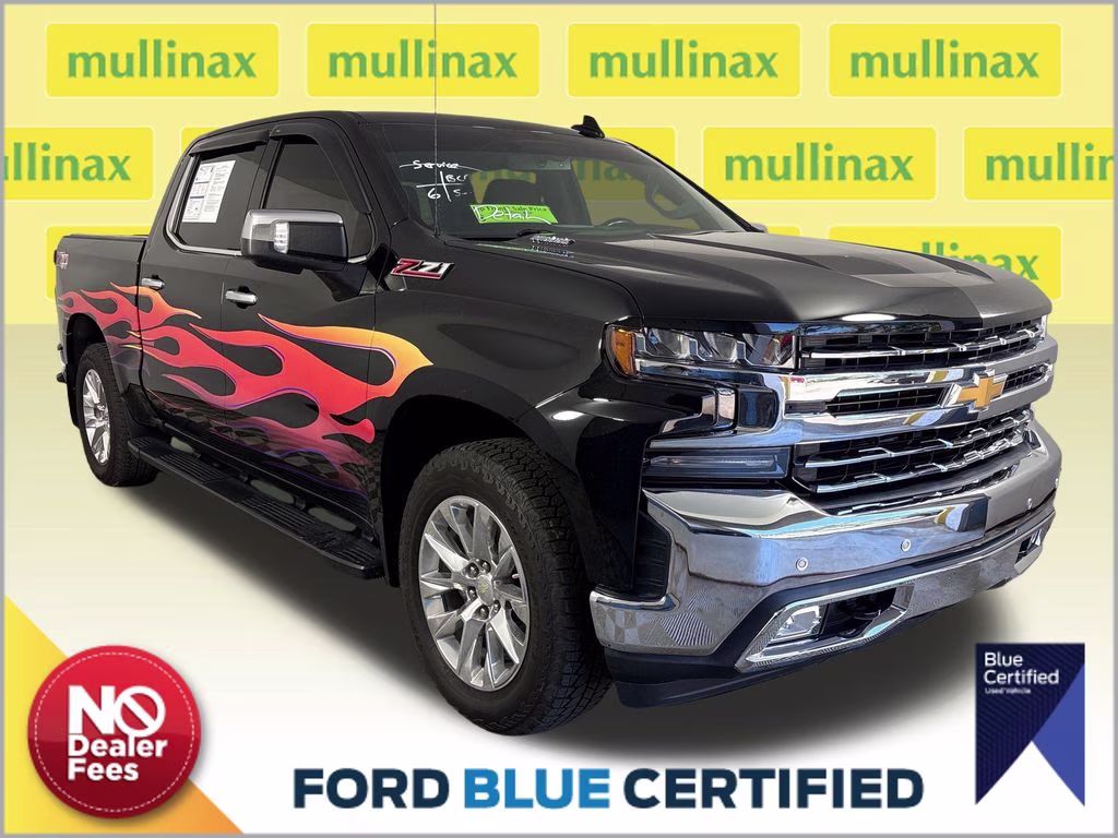 2020 Black Chevrolet Silverado 1500 LTZ 4X4 Truck