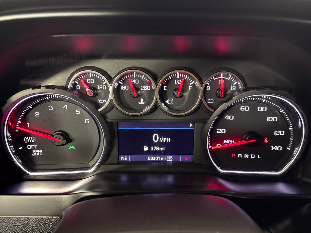 2020 Black Chevrolet Silverado 1500 LTZ 4X4 Truck