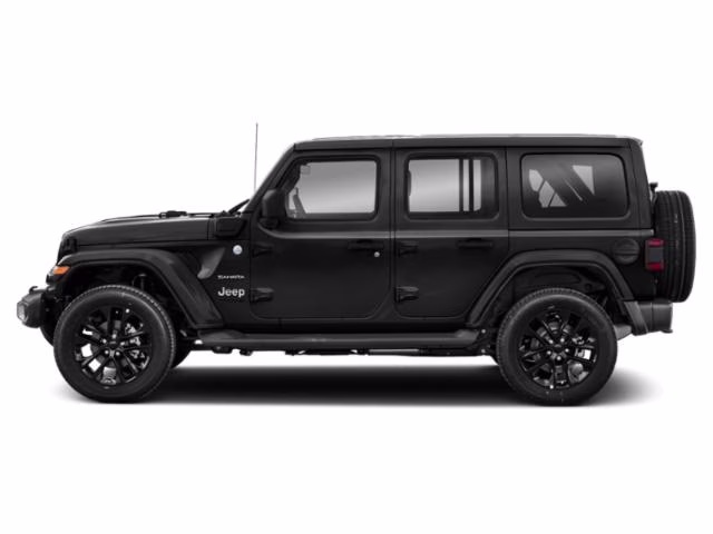 2021 Black Clearcoat Jeep Wrangler Unlimited Rubicon 4xe 4X4 SUV