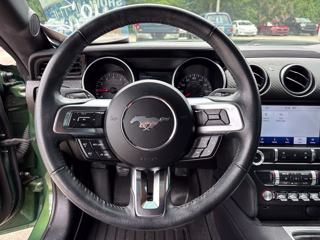 2023 Green Metallic Ford Mustang EcoBoost RWD Coupe