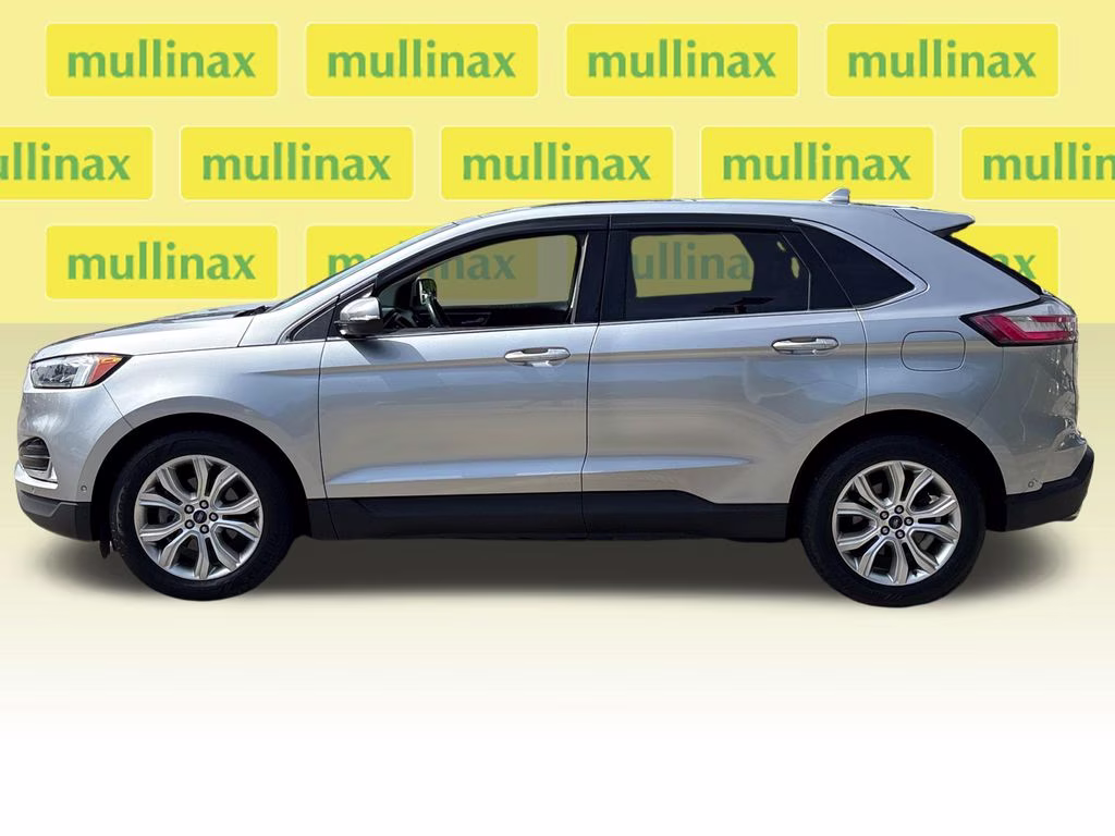 2020 Iconic Silver Metallic Ford Edge Titanium FWD SUV