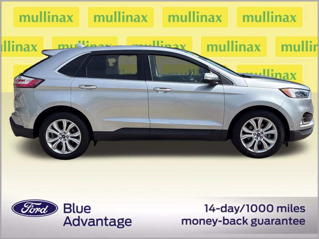 2020 Iconic Silver Metallic Ford Edge Titanium FWD SUV