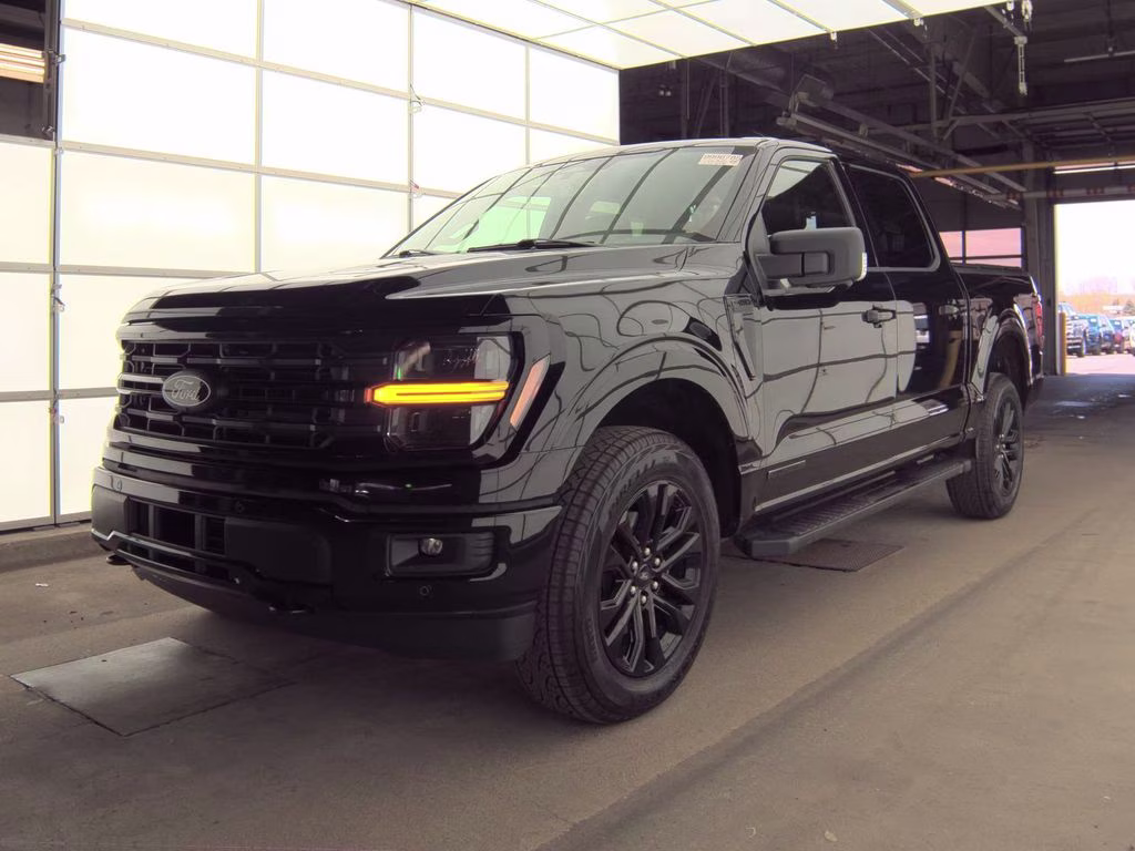 2025 Black Metallic Ford F-150 XLT 4X4 Truck