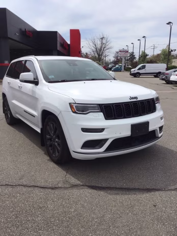 2018 Bright White Clearcoat Jeep Grand Cherokee High Altitude 4X4 SUV