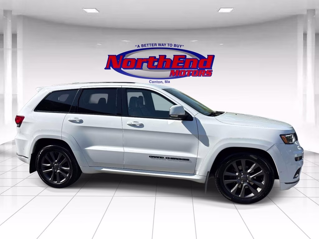 2018 Bright White Clearcoat Jeep Grand Cherokee Overland 4X4 SUV
