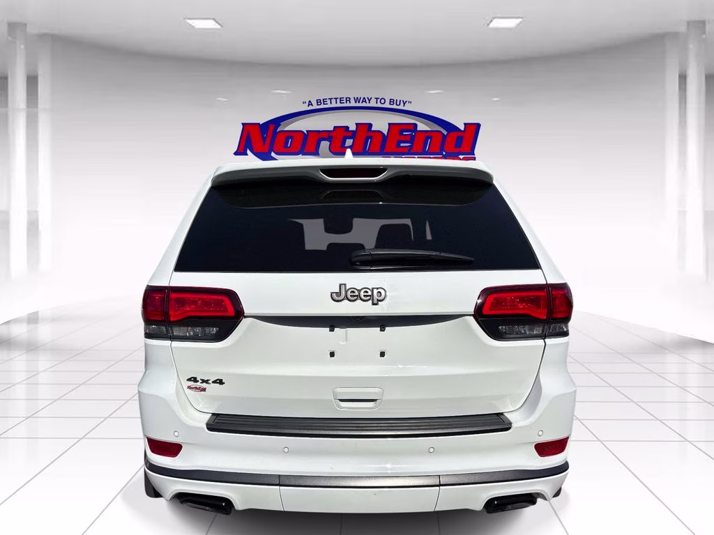 2018 Bright White Clearcoat Jeep Grand Cherokee Overland 4X4 SUV