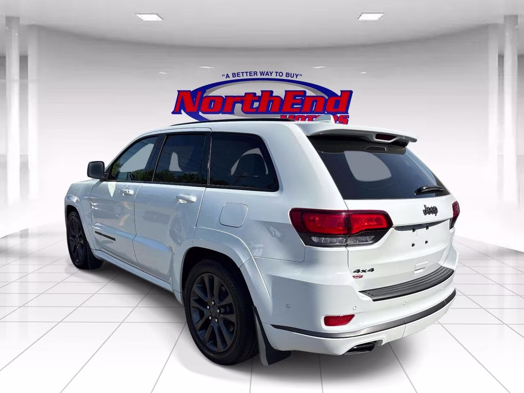 2018 Bright White Clearcoat Jeep Grand Cherokee Overland 4X4 SUV