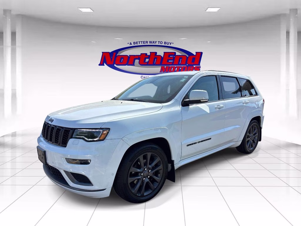 2018 Bright White Clearcoat Jeep Grand Cherokee Overland 4X4 SUV