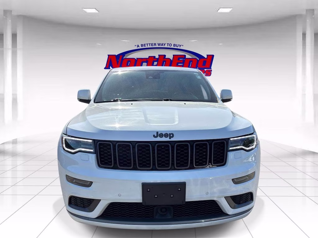 2018 Bright White Clearcoat Jeep Grand Cherokee Overland 4X4 SUV