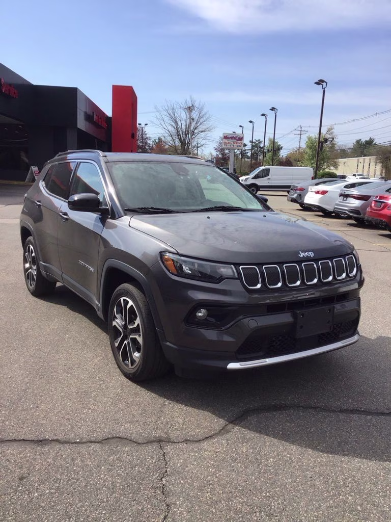 2022 Granite Crystal Metallic Clearcoat Jeep Compass Limited 4X4 SUV