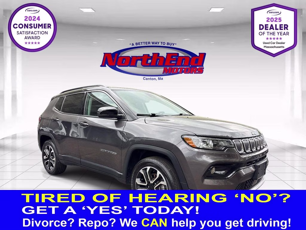 2022 Granite Crystal Metallic Clearcoat Jeep Compass Limited 4X4 SUV