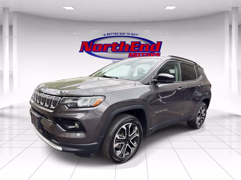 2022 Granite Crystal Metallic Clearcoat Jeep Compass Limited 4X4 SUV
