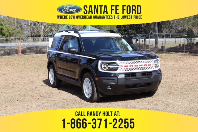 2025 Black Ford Bronco Sport Heritage 4X4 SUV