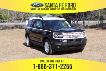 2025 Black Ford Bronco Sport Heritage 4X4 SUV